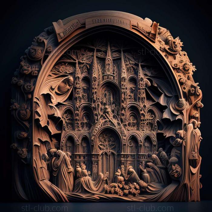 3D model notre dame (STL)